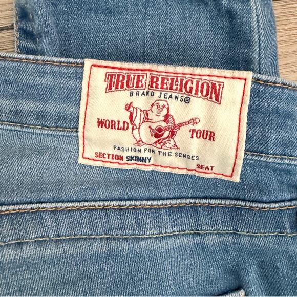 True Religion Women's Skinny Jeans in Light Blue, size 32 - Picture 5 of 6